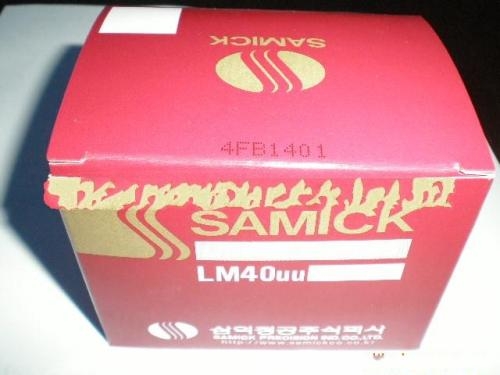 SAMICK直线轴承LMK10       LMK25L轴承