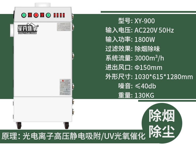 佛山XY-900工業(yè)激光煙霧凈化器無耗材凈化原理