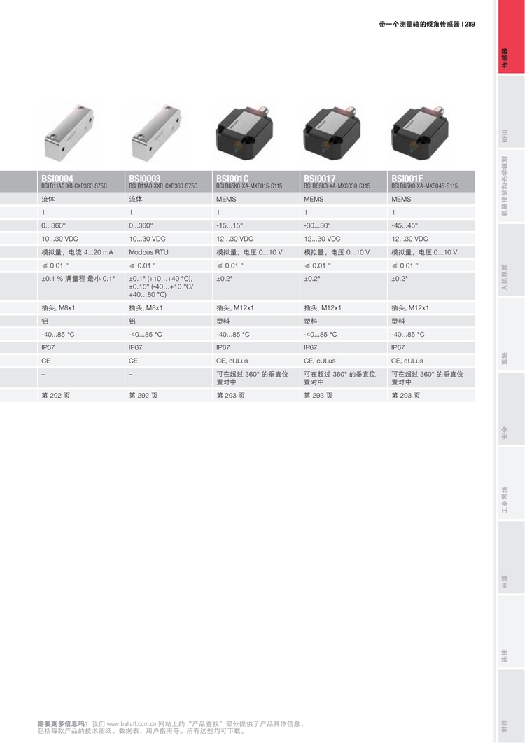 巴鲁夫库存BES113-3019-SA1-PU-05质保一年产品规格