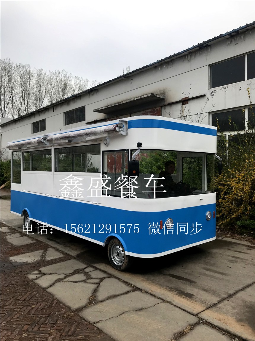 多功能電動(dòng)商鋪車 電動(dòng)四輪小吃車