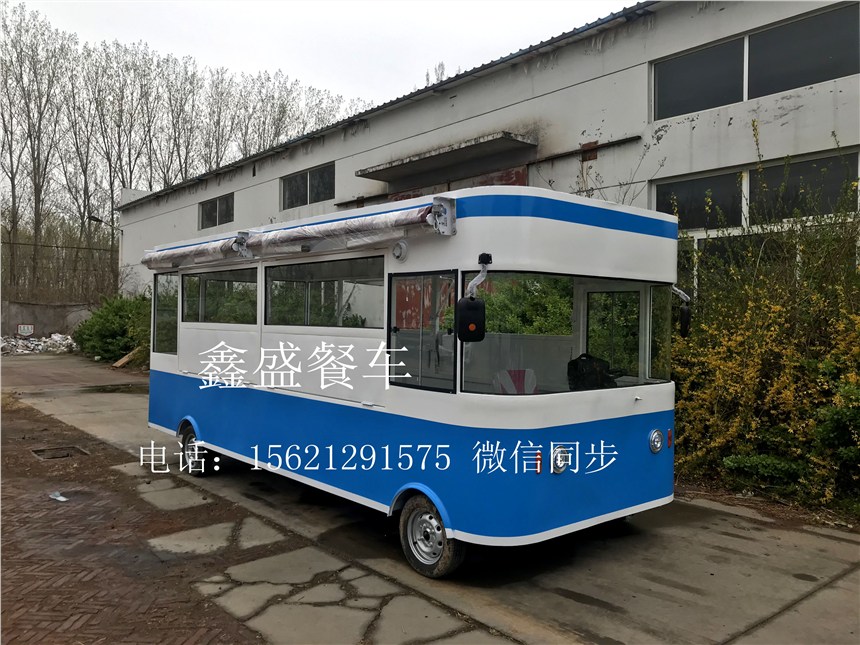 移動餐飲燒烤車  四輪電動移動擺攤快餐車