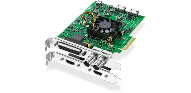 DeckLink Studio 4K采集卡三電平同步輸入SD摳像錄機控制接口