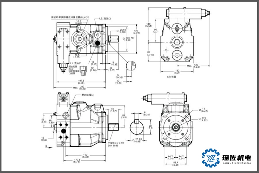 朝田柱塞泵PVS46-A3-F-R-10適用于高壓