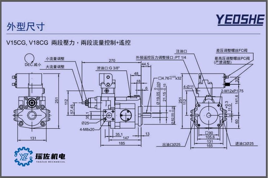 YEOSHE油升AR22FR01BK10Y可应用于锻压机