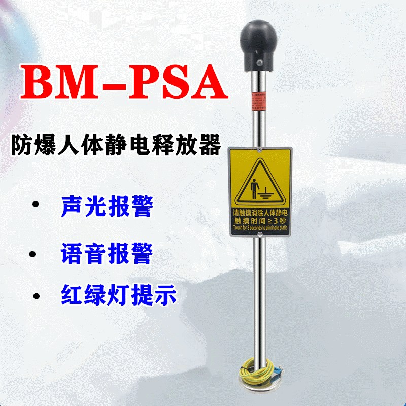 BM-PSA聲光人體靜電釋放器除靜電人體靜電消除器觸摸式