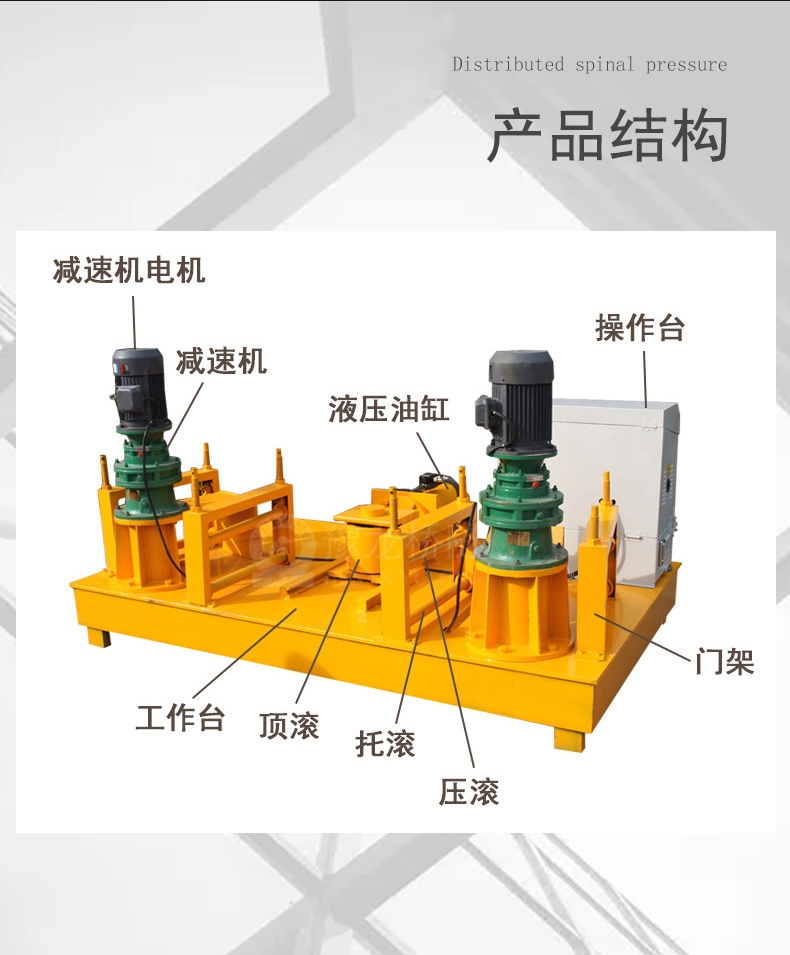 300型工字钢冷弯机