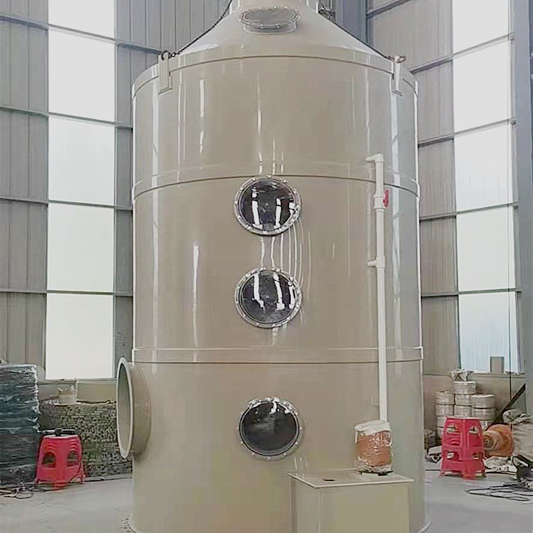  工业废气处理成套设备洗涤塔 酸雾净化pp喷淋塔 水淋塔