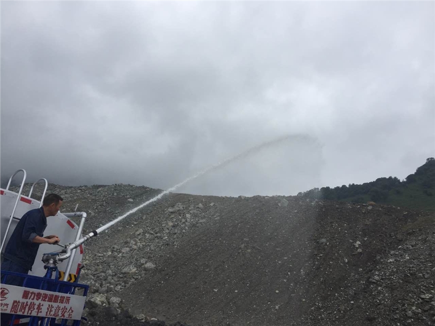 忠縣海門國六4.5噸藍(lán)牌抑塵車消毒車哪里買