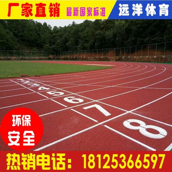 中山全塑型自结纹塑胶跑道造价|中山自结纹塑胶跑道每平米多少钱