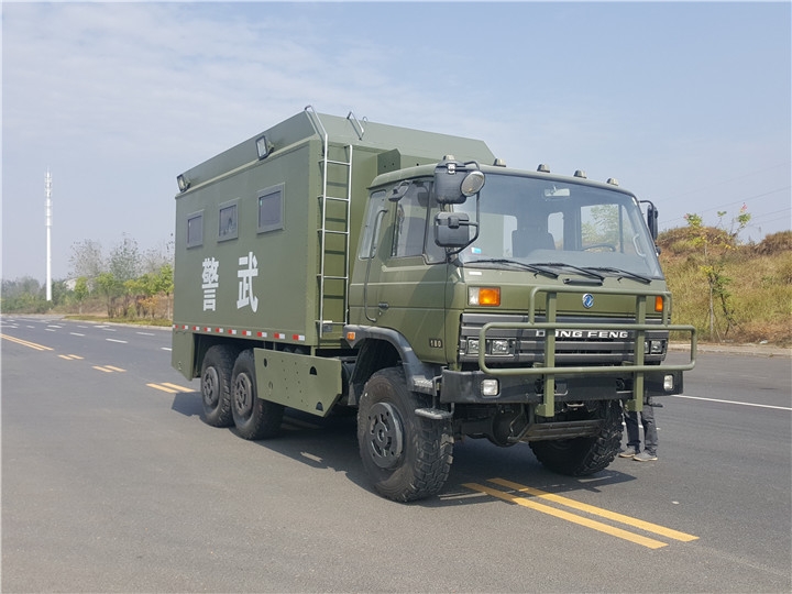 東風(fēng)六驅(qū)餐車、6x6全驅(qū)炊事車、6驅(qū)越野流動餐廚車