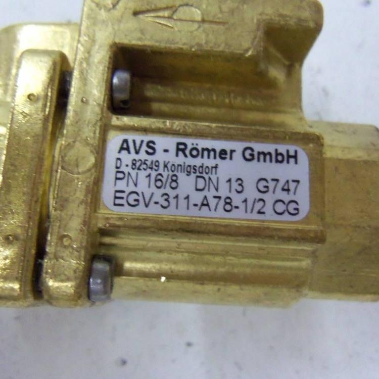 AVS Römer EGV-311/V2-AH9-1/2PN-00电磁阀