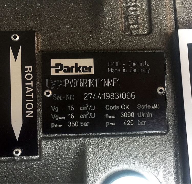 派克PARKER 柱塞泵 PV016R1K1T1NMF1