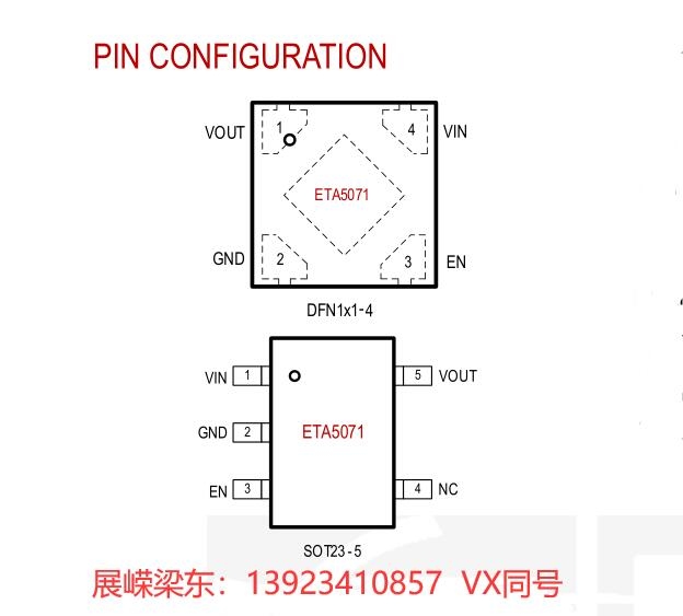 ETA8120同步降压18V/2A封装SOT23-6替代SY8120SY8121