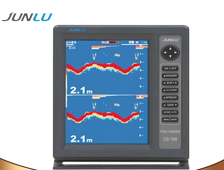 俊祿CS768雙頻魚(yú)探儀 10.4英寸彩色液晶屏 船用探魚(yú)器 帶探頭