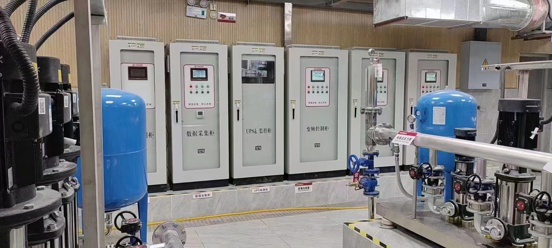 寧波市樓房二次供水設備一控三7.5kw