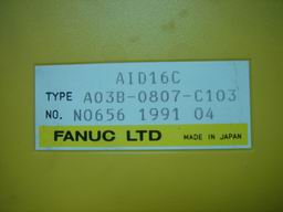 GE FANUC A03B-0807-C103