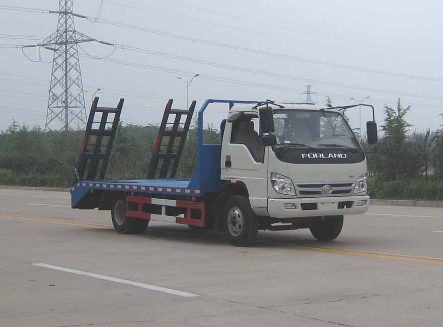 南宁平板运输车价格，北海平板运输车厂家，防城港挖掘机运输车