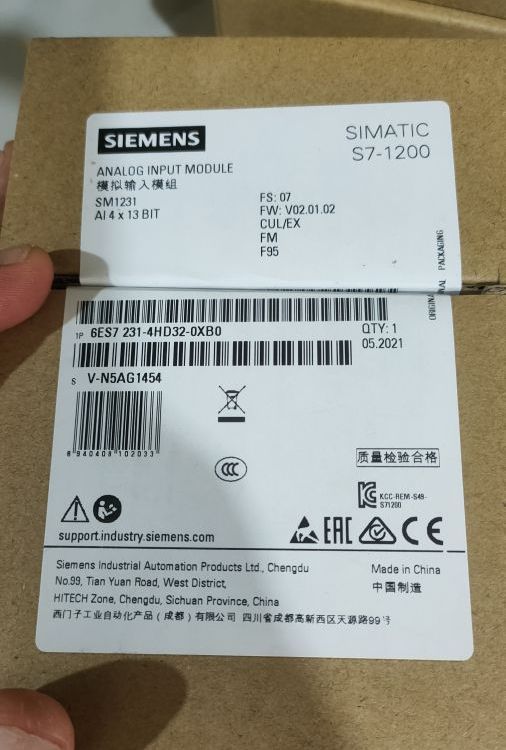 西門(mén)子6ES7231-4HD32-0XB0模擬量模塊SM1231實(shí)物促銷(xiāo) 展示