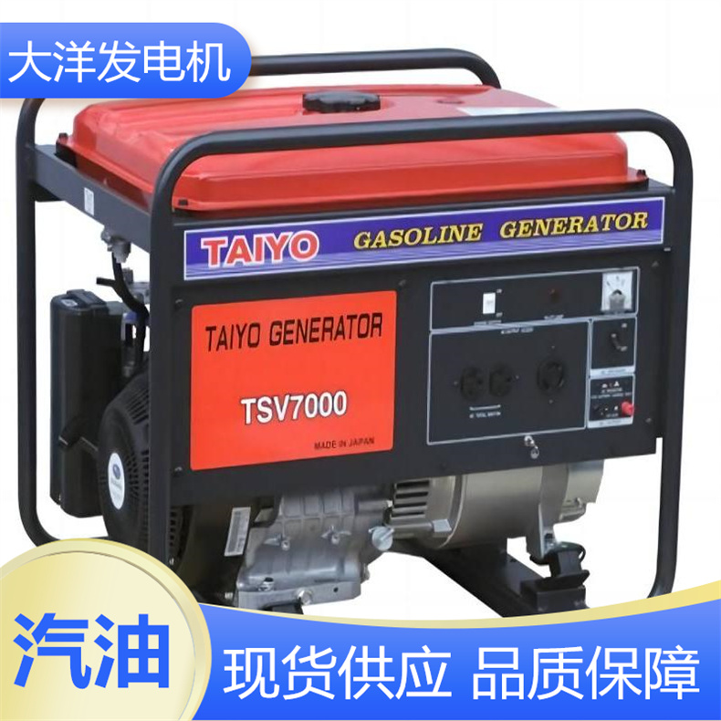 TSV6000TE大洋品牌5.0KVA應(yīng)急戶外可移動汽油發(fā)電機(jī)組戶外作業(yè)