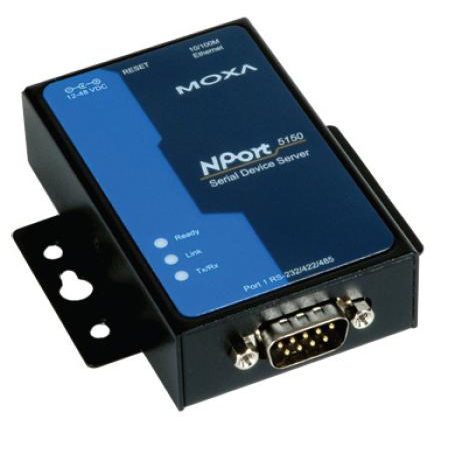 西藏MOXA 贵州MOXA NPort 5150 串口设备联网服务器代理 