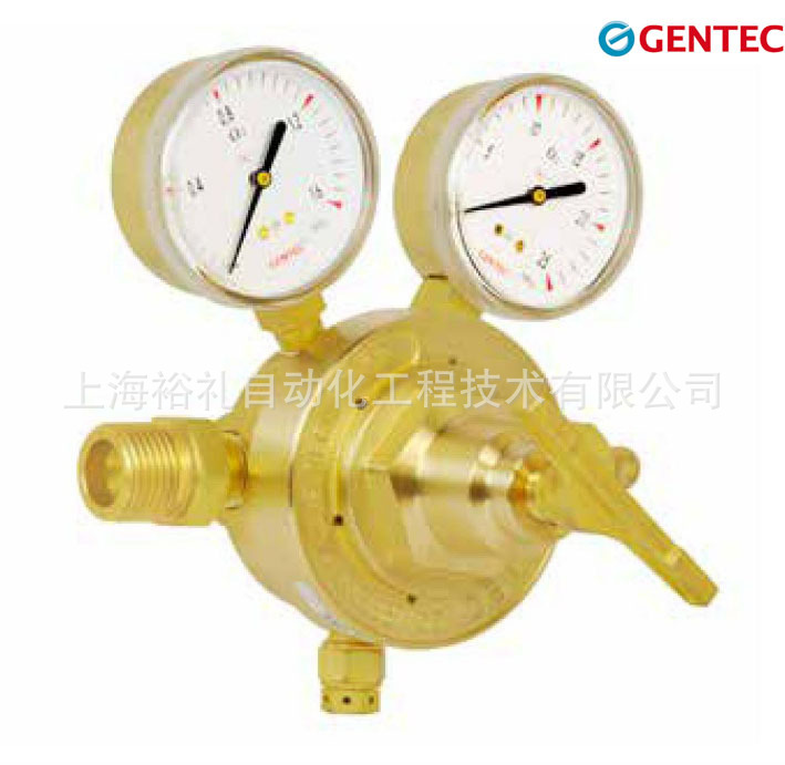 捷銳gentec高壓大流量減壓器 氧氣減壓器 捷銳氫氣氦氣氮?dú)鉁p壓器