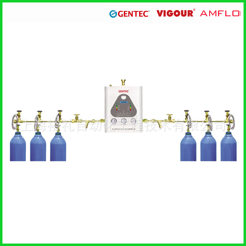 捷銳gentec單側(cè)式不銹鋼氣體匯流排 黃銅氣體匯流排 自動(dòng)切換