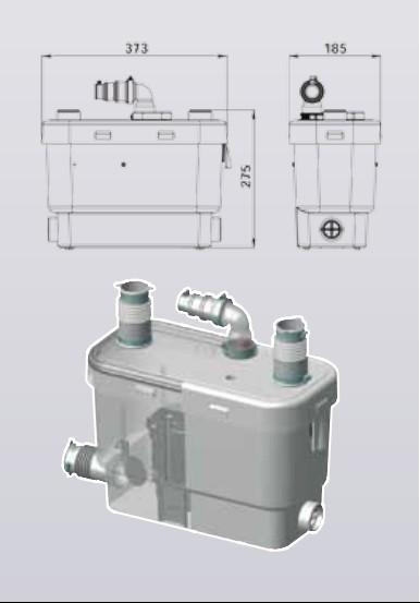 来自法国的污水提升器升利流 SANIVITE