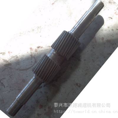 常州鋼管廠ZL115-9圓柱齒輪減速機(jī)46齒雙齒部高速軸