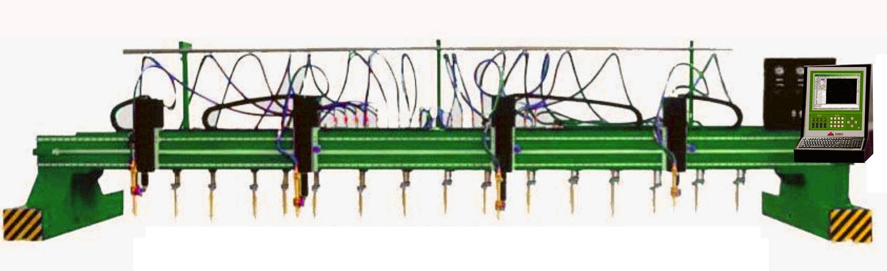XF-9多头直条数控火焰等离子两用切割机