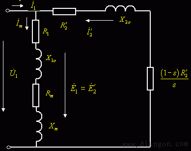 异步电动机的等效电路