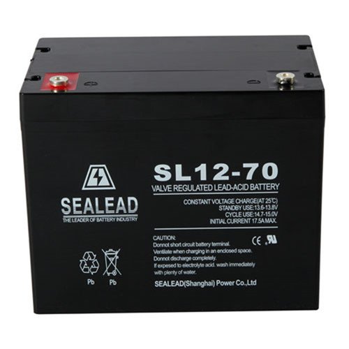  西力达蓄电池SL12-70SEALEAD铅酸电池12V70AH直流屏UPS电源