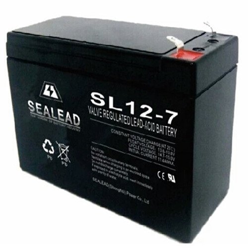 SEALEAD蓄电池SL12-7西力达12V7AH安防消防电梯照明电池