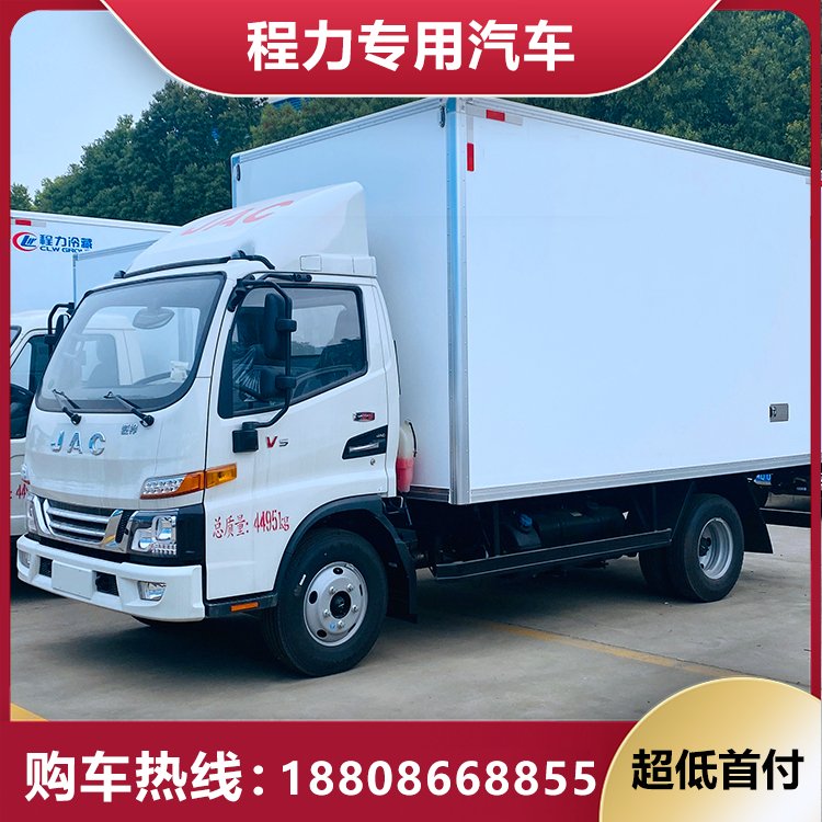 江淮駿鈴V5保溫車(chē)4米2藍(lán)牌冷藏車(chē)整車(chē)不超重全國(guó)送車(chē)