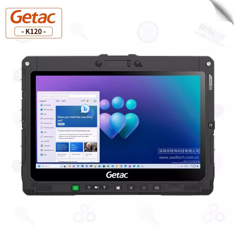 Getac\/神基K12012.5英寸全强固型三防平板电脑可拆卸式键盘12代i7