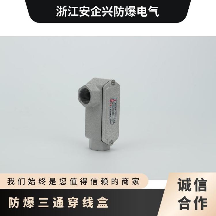  安企兴BHC防爆穿线盒20左弯通ExeIIGbDN15-DN100IP66螺纹