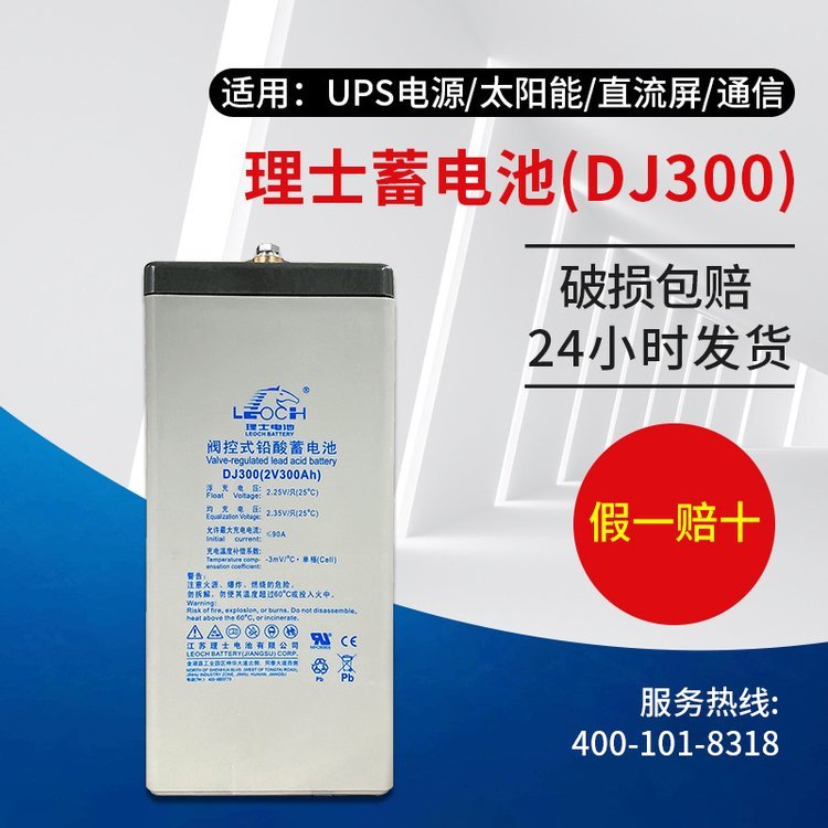 理士蓄电池DJ300直流屏UPS电源EPS电源外接电池免维护铅酸蓄电池