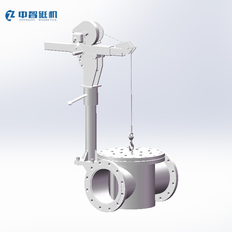 中智便捷式管道除铁器不锈钢磁性过滤器可定制