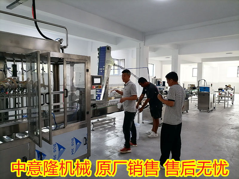 5L桶装液态肥加工设备全自动液体肥灌装机沼液液体肥生产线