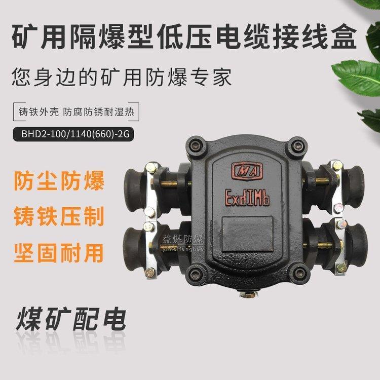 益煤防爆矿用隔爆型低压电缆接线盒BHD2-100\/1140(660)-4G