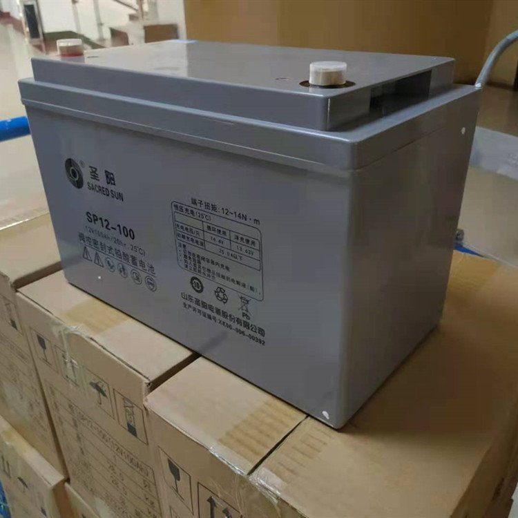  圣阳蓄电池SP12-100通信用备用设备12V100AH\/12V120AH监控服务器