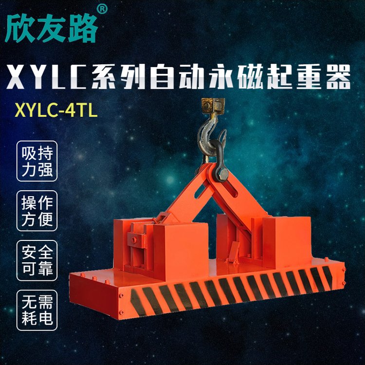 欣友路XYLC系列自动永磁起重器钢板专用吊具吸盘吊装设备