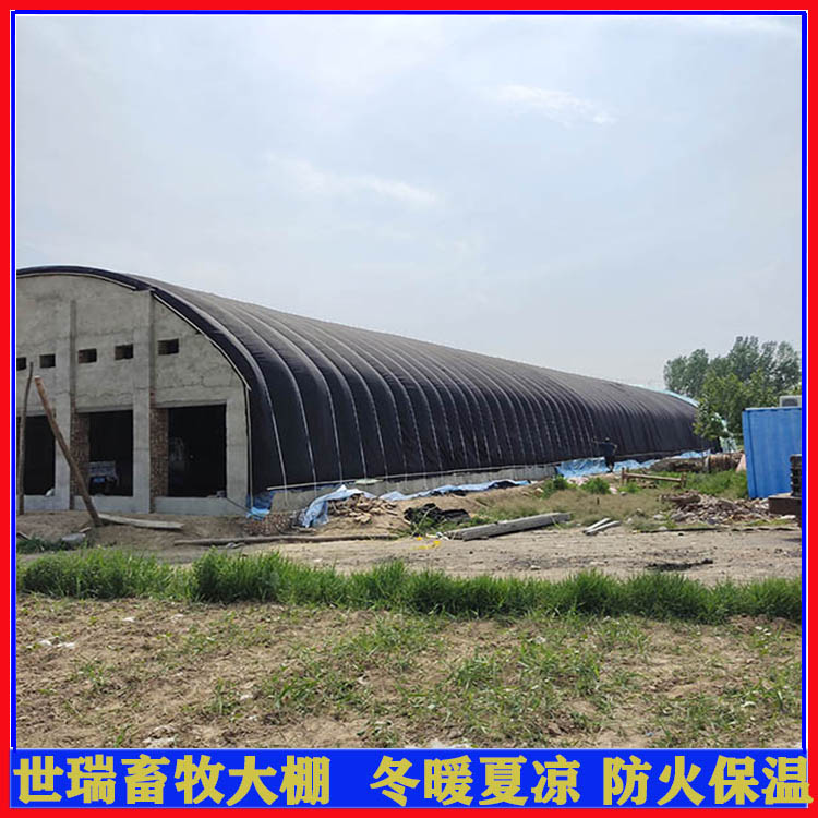 养鸡场鸡舍大棚建设散养鸡棚施工养鸡大棚材料生产蛋鸡养殖棚