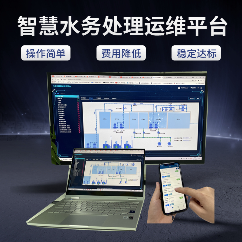 智能污水处理运维系统PLC物联网云平台OA智能化智慧水务系统