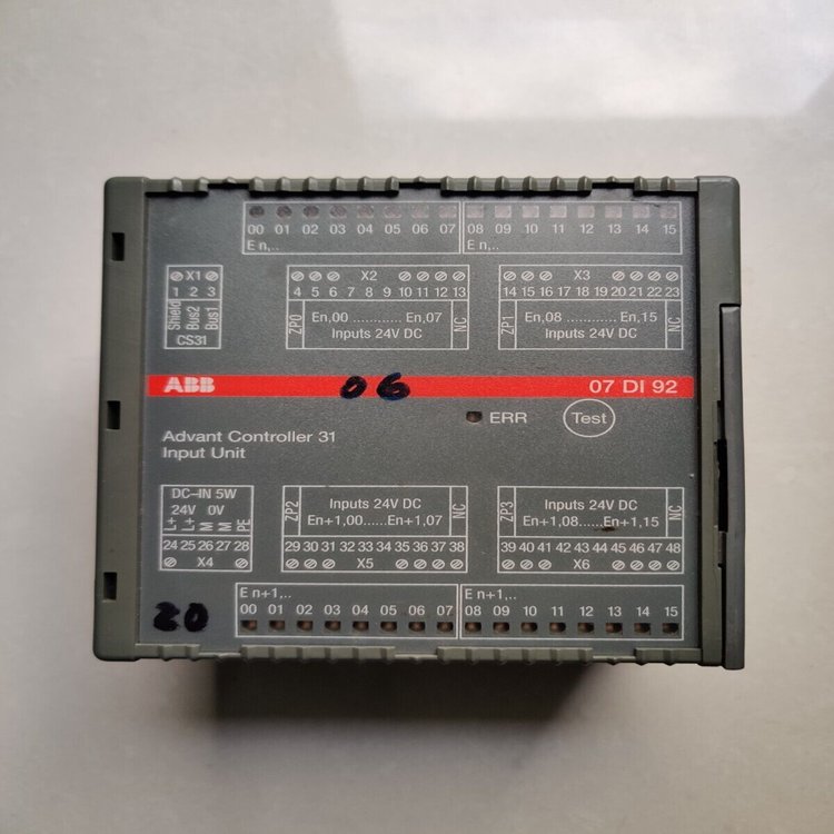 07AC91GJR5252300R0101ABB输入输出模块卡件全新进口供应出售