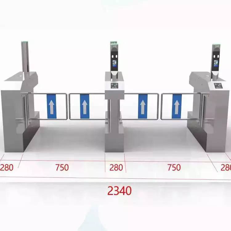供应塘厦工厂人员通道人脸识别闸机、智能摆闸