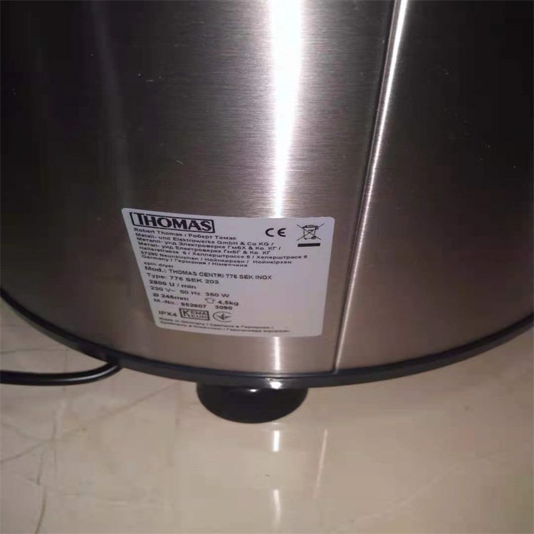 德国THOMAS776SEK203INOX2800转不锈钢外壳高速脱水机