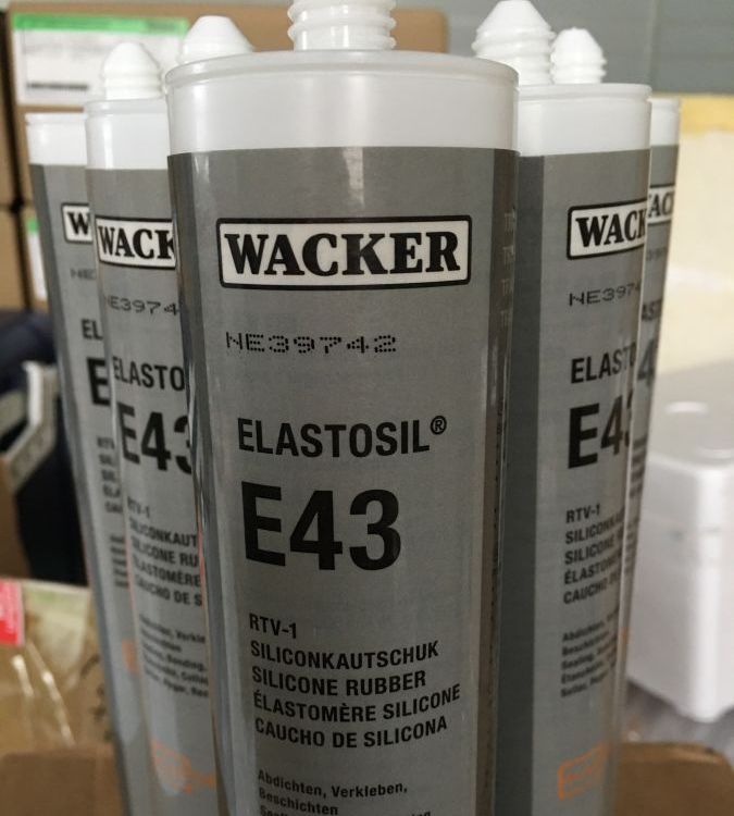 供应德国胶水瓦克E43食品级粘接剂WACKERELASTOSILe43密封玻璃胶