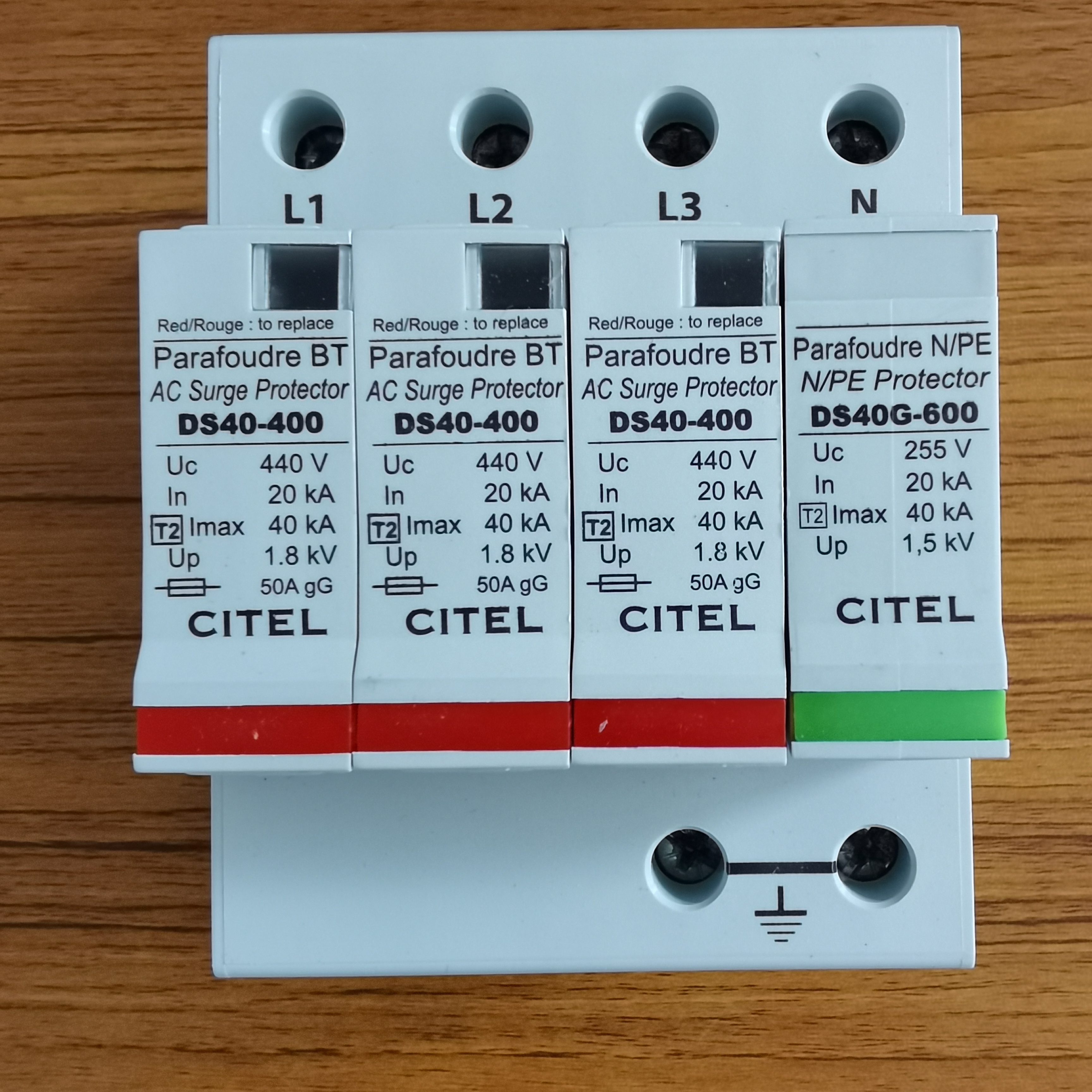 CITEL西岱尔二级电源防雷器DS44S-400\/G浪涌保护器现货