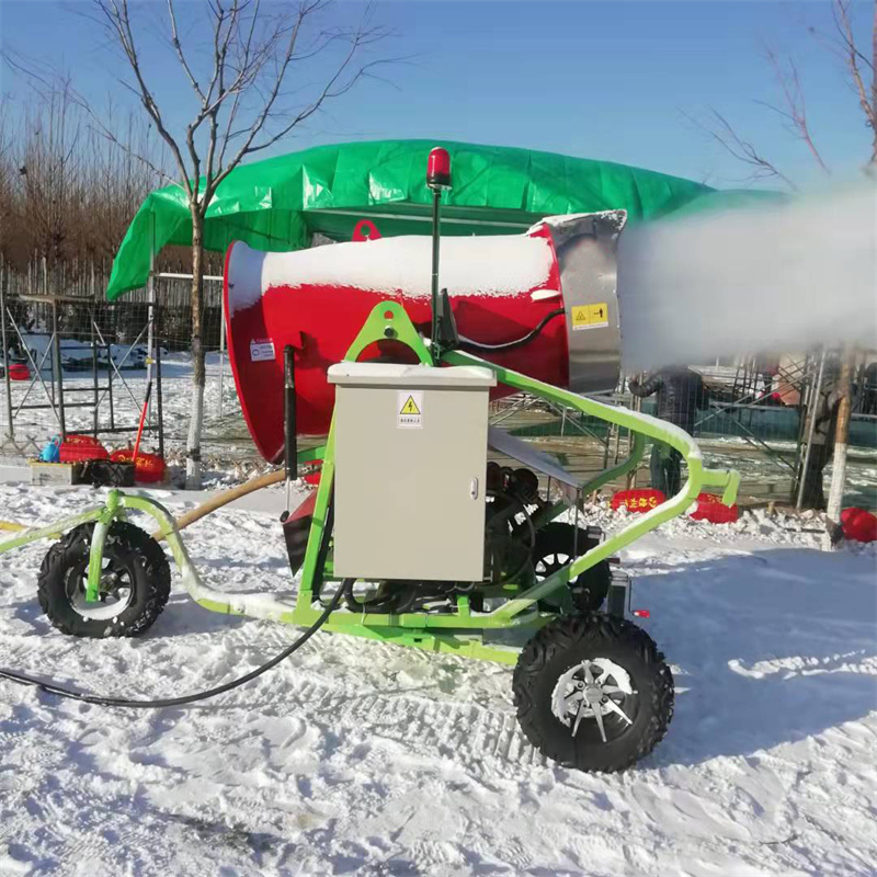 全自動(dòng)霧炮噴雪造雪機(jī)廠家鵬誠60型室內(nèi)人工降雪機(jī)出租雪機(jī)