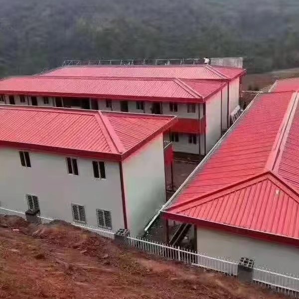 彩鋼活動(dòng)房住人雙層彩鋼房建筑工地用活動(dòng)板房支持定制